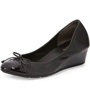 Cole Haan Air Tali Black Wedge Heel with Bow